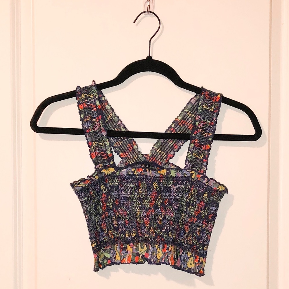Smocked Urban Outfitters crop top